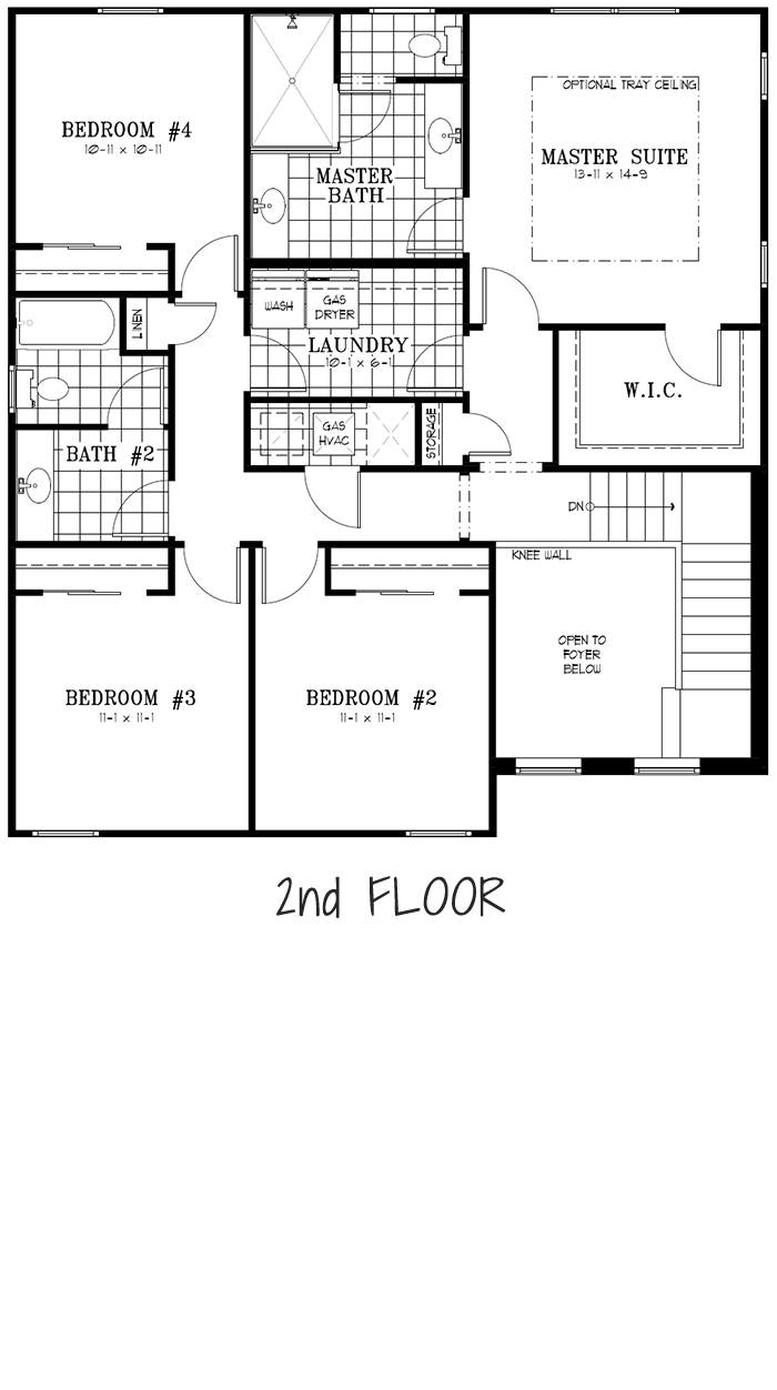 Calesa Township Floor Plans Ocala FL - Lapis Home Model 2nd Floor