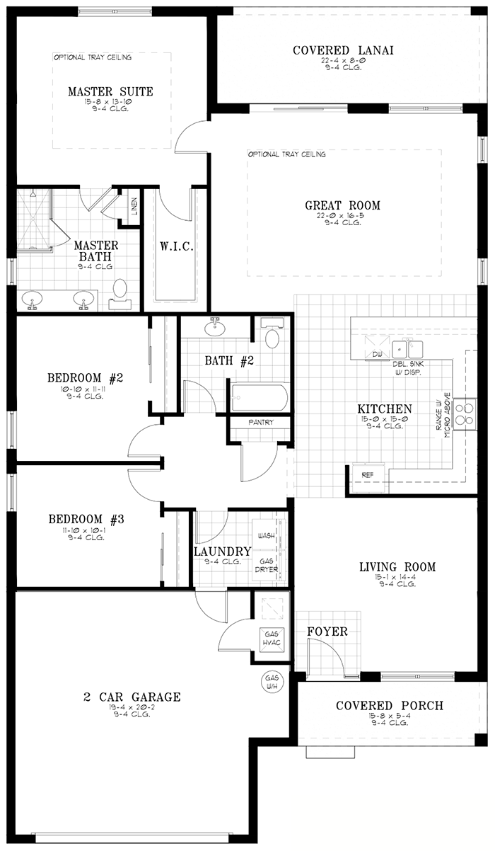 Calesa Township Floor Plans Ocala FL - Currant Home Model