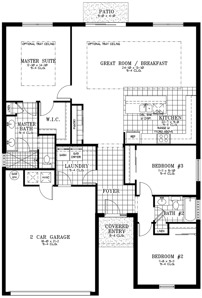 Calesa Township Floor Plans Ocala FL - Amber Home Model