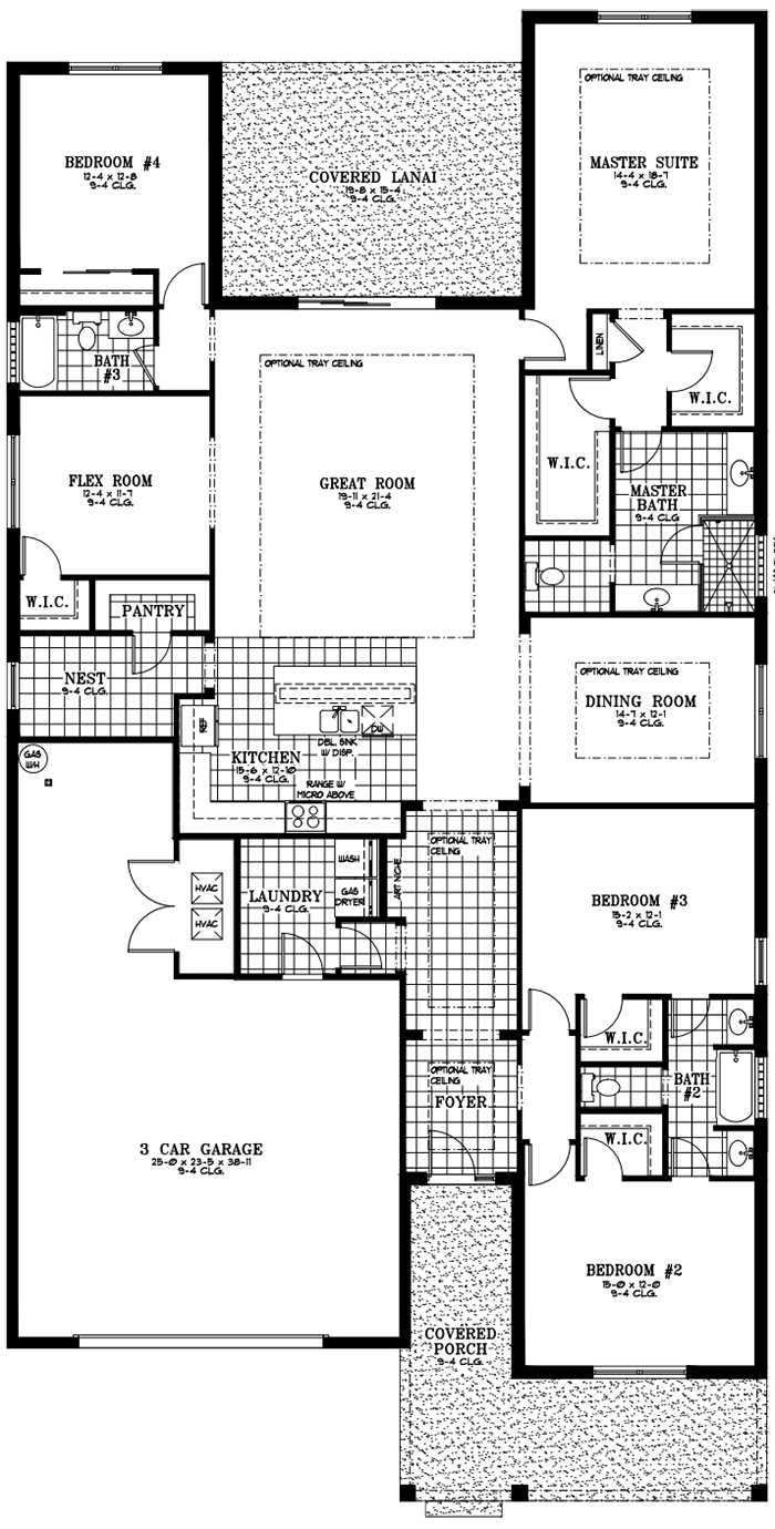 Calesa Township Floor Plans Ocala FL - Larkspur Home Model