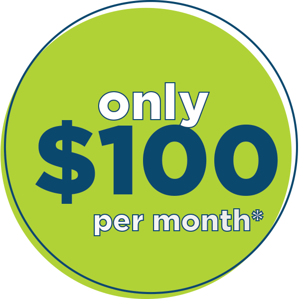Calesa Township HOA fees only $100 per month