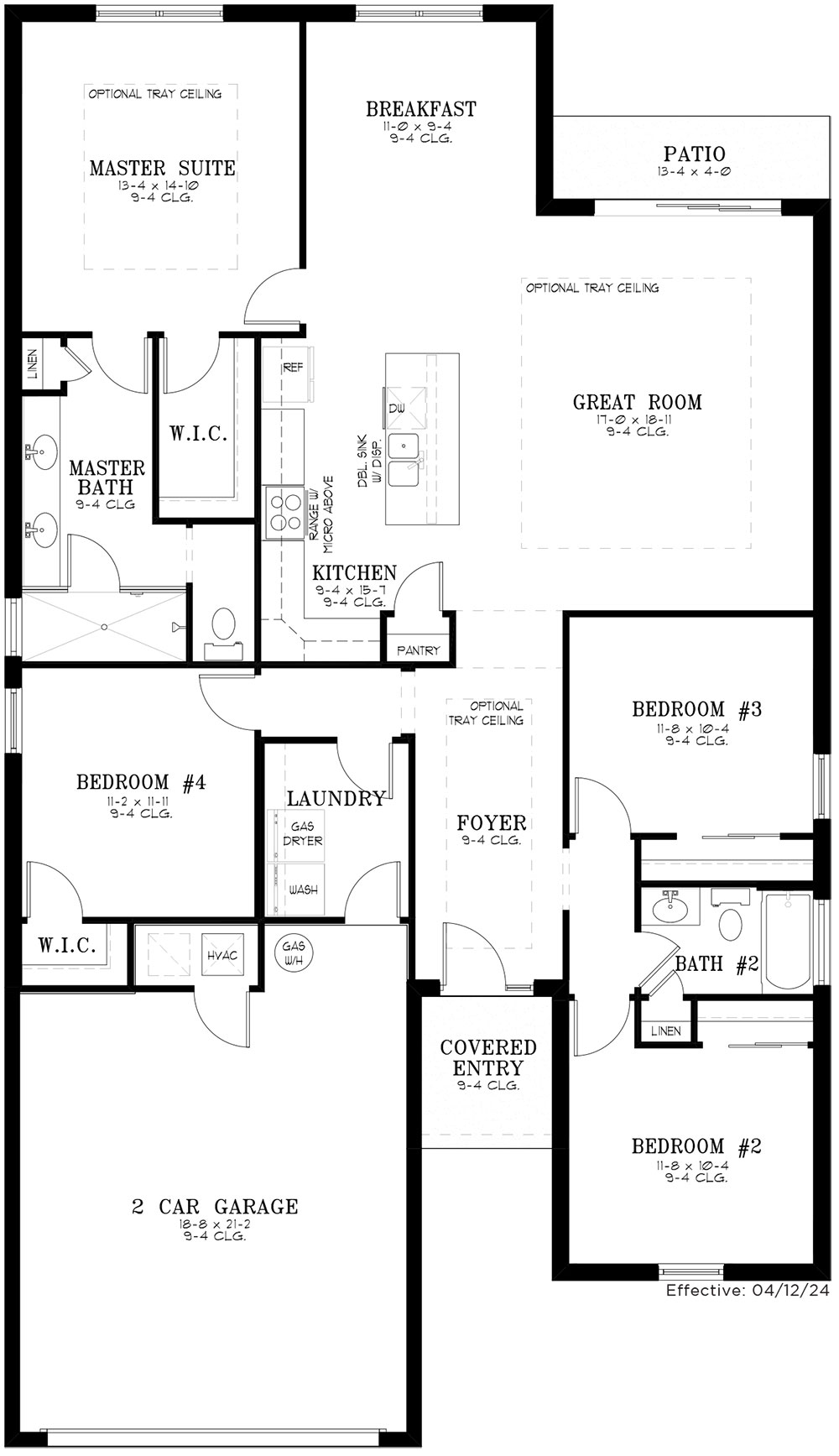 New Homes for Sale Ocala, FL at Calesa Township Garnet New Home Floor Plans