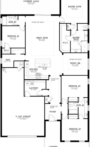 New Homes for Sale Ocala, FL at Calesa Township Gardenia New Home Floor Plans