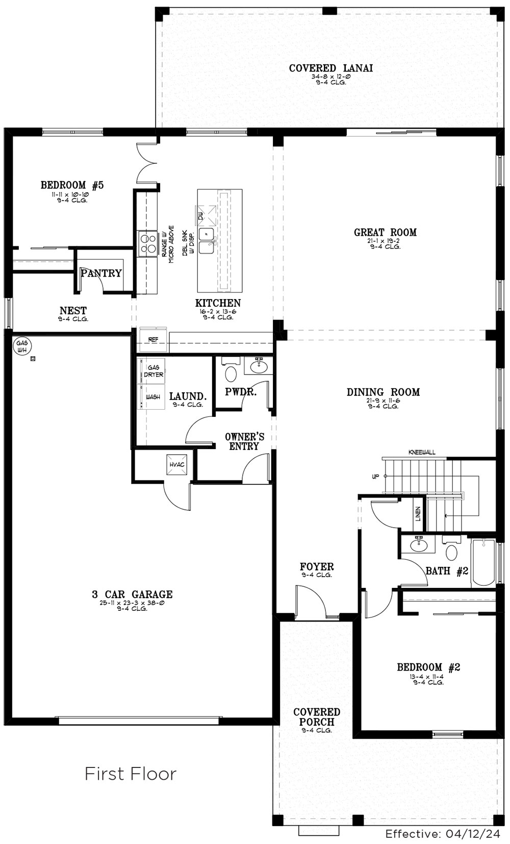 New Homes for Sale Ocala, FL at Calesa Township Marigold New Home Floor Plans