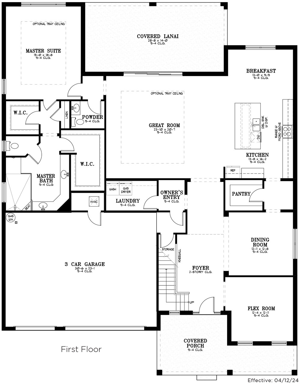 New Homes for Sale Ocala, FL at Calesa Township Juniper New Home Floor Plans