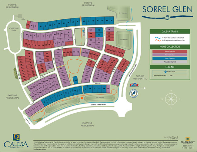 Calesa Township Sorrel Glen Phase 2 Site Plan