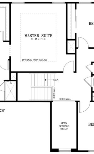 Calesa Township New home floor plan Sapphire Second Floor