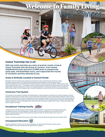 Calesa Township Community Overview