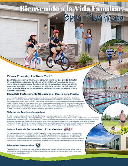 Calesa Township Community Overview en espanol