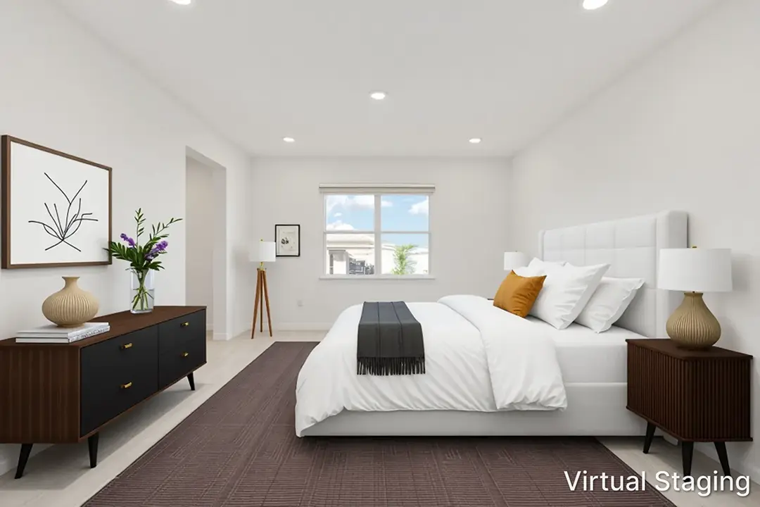 Jasmine_PG_108Bedroom Furnished bedroom in Jasmine floor plan model.